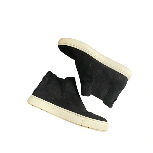 VINCE black suede slip on sneaker size 38 - Picture 1 of 8